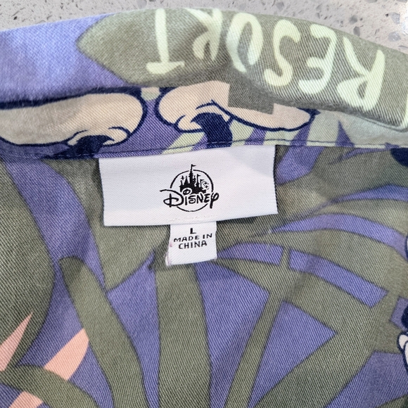 Disney Parks Mickey Mouse Hawaiian Button-Up Shirt - Picture 4 of 4